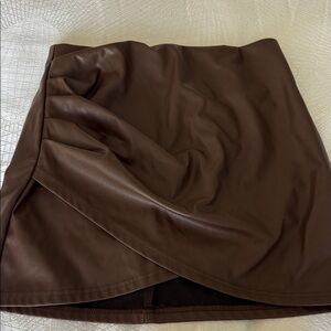 Amazon Faux Leather Mini Skirt